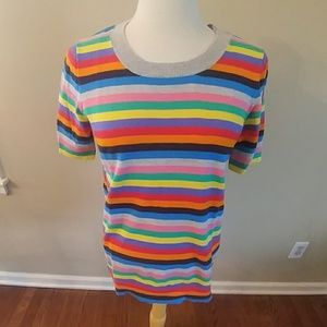 J. Crew short sleeved cotton sweater